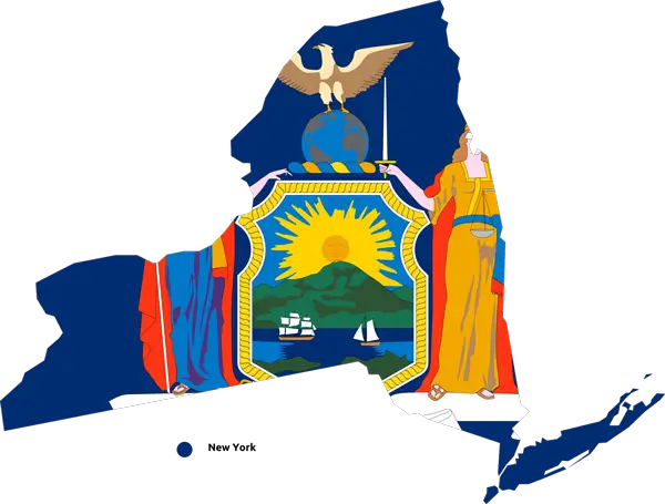 New York state map – we serve all 62 counties