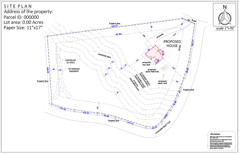 Site Plan For Septic Permit