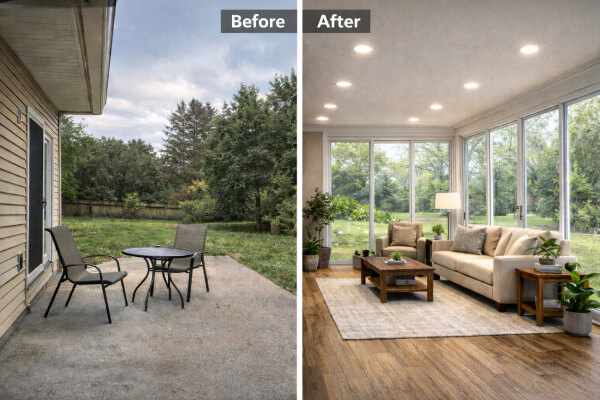 Four-season rooms and sunrooms Sunrooms and four-season rooms