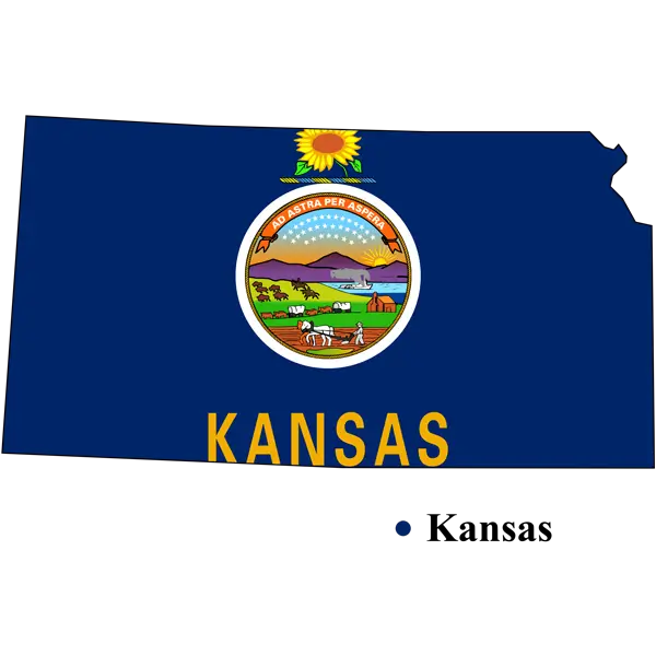Kansas state map – we serve all 105 counties
