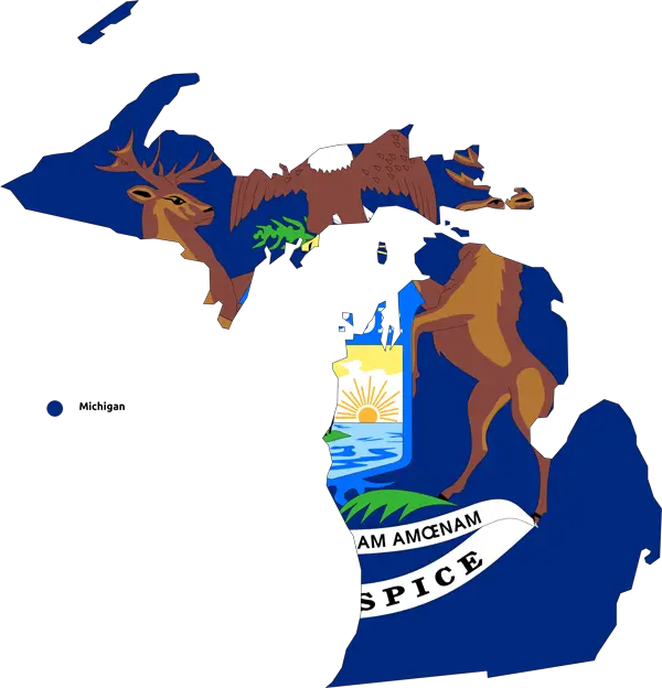 Michigan state map – we serve all 83 counties