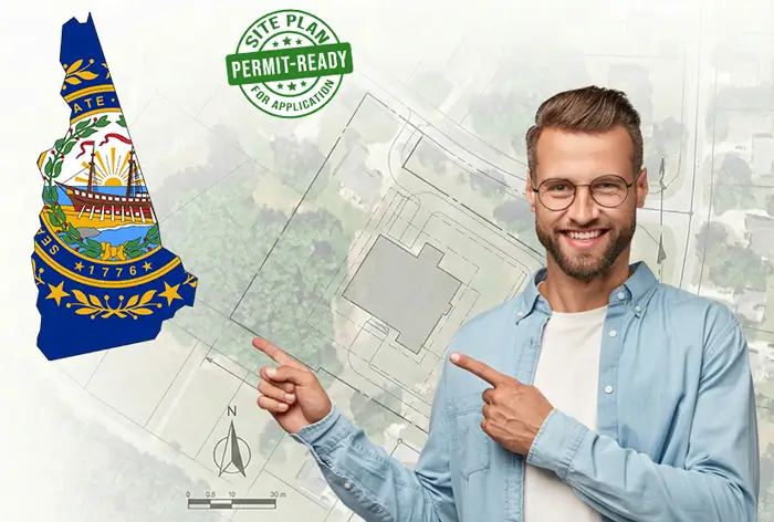New Hampshire site plans for permits and HOA - drafted online