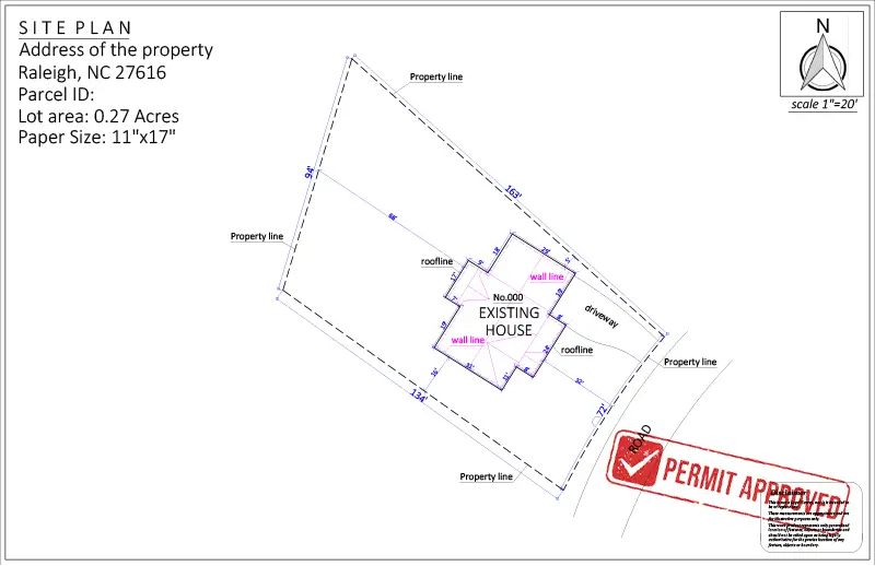 Site Plan For Building Permit