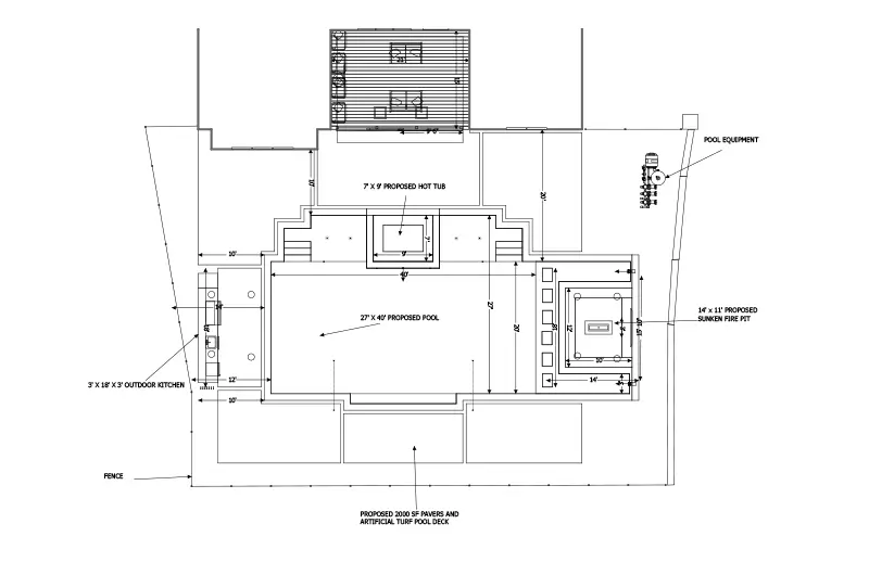 Sketch For Swimming Pool Permit