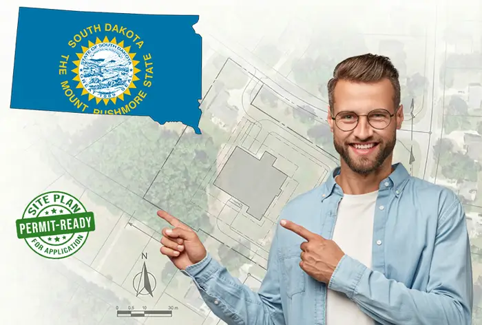 South Dakota site plans for permits and HOA - drafted online