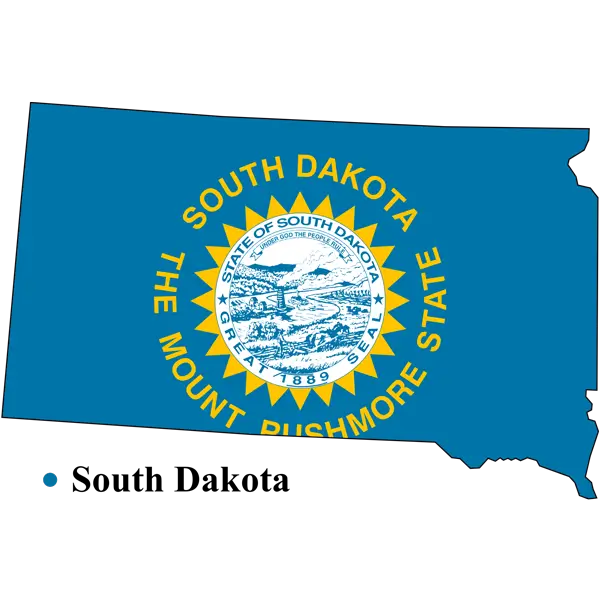 South Dakota state map – we serve all 66 counties