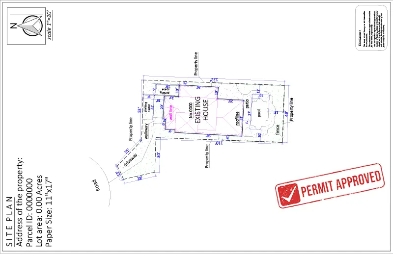Short Term Rental Site Plan