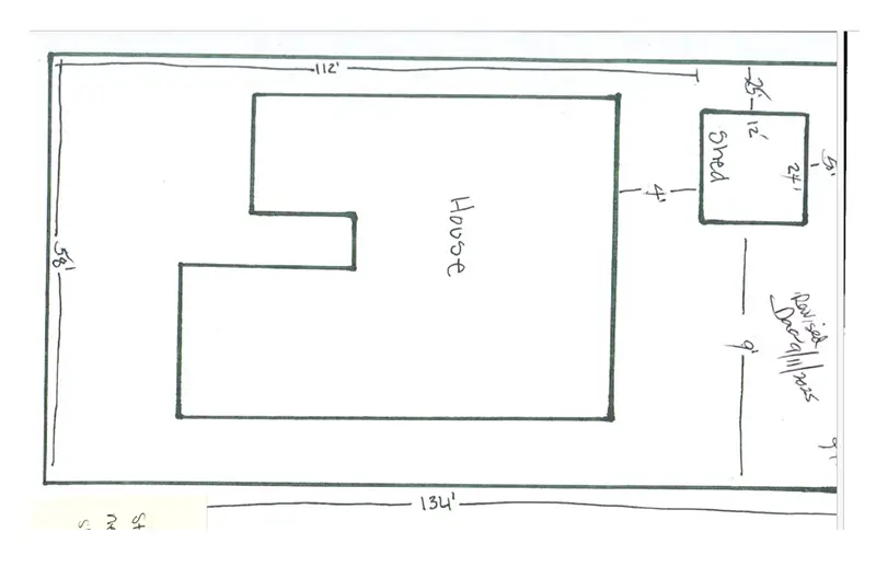 Sketch for Shed Permit