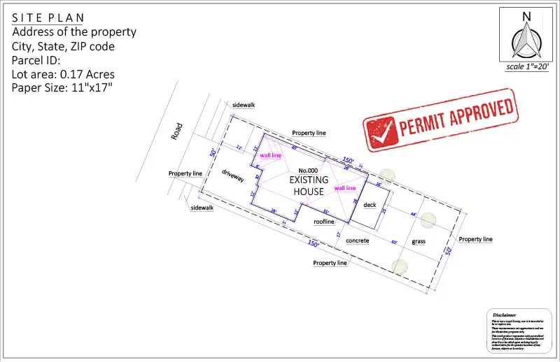 Site Plan Approved for a Short-Term Rental Permit