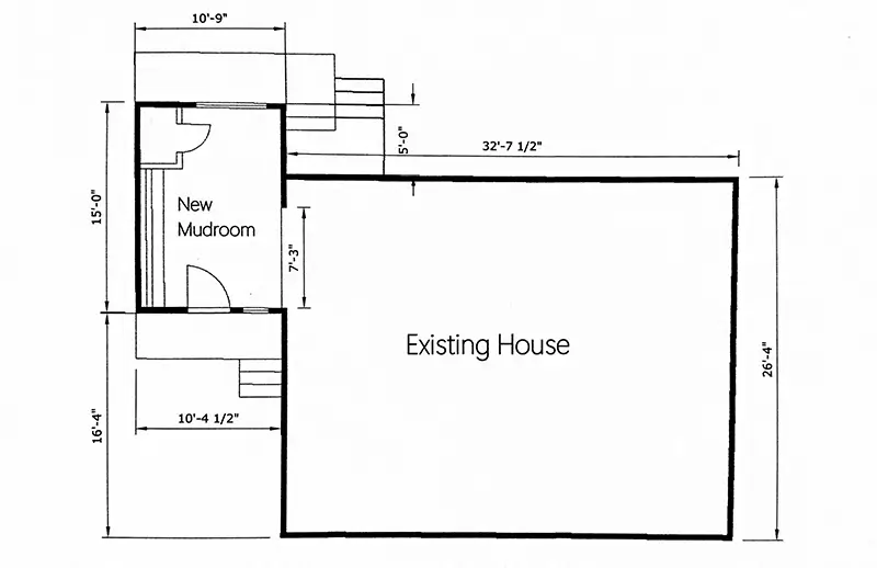 Sketch for a Construction Permit in MA 2